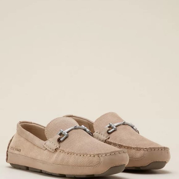 Cole Haan Men\'s Wyatt Beige Nubuck Bit Drivers(Loafers) - 11.5M - New  in Box main image 6